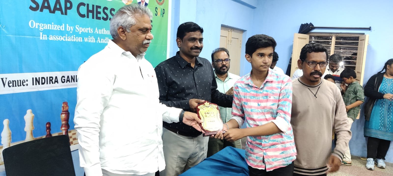 Rama Sreekar, Nischala won SAAP League Chess at Vijayawada,